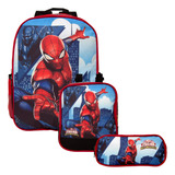 Bolsa De Costa Infantil Juvenil Spider Man Passeio Toys 2u