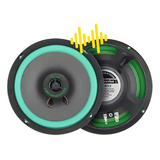 Bocina Tipo Coaxial Axidun Sx1-009 Para Carros, Pickups & Suv Color Verde Claro De 4 6.5  X 6.5  X 6.5   