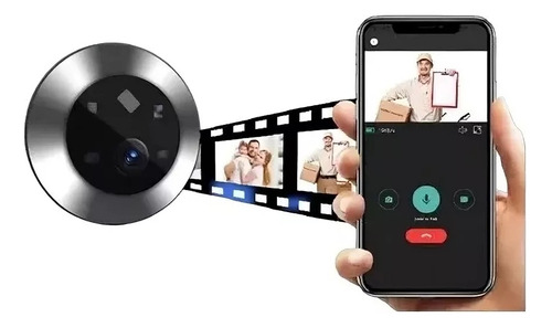 Olho Magico Digital Com App E Microfone Visão Noturna Câmera