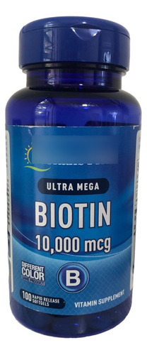 Biotina 10,000mg Puritans 100 C - Unidad a $759