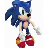 Boneco Sonic De Pelúcia 30cm Gigante Anti Alérgico