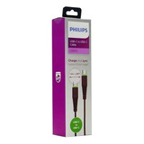 Cable Philips Usb Tipo C  A  Tipo C 1.2mts