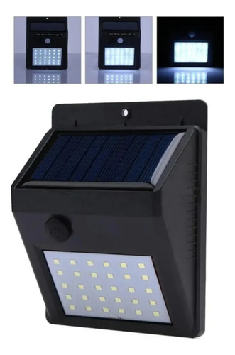 Pack 5 Foco De 30 Led Solar Con Sensor Movimiento Exterior