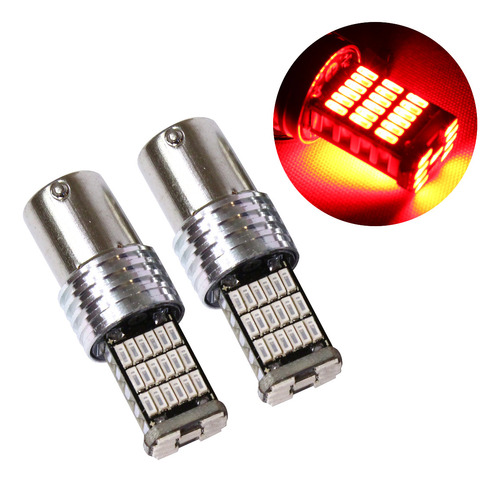 Foco De Led 1156 45smd 12v-24v Rojo Fijo/strobo Ds