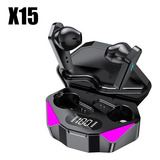 Audífonos Tws X15 Por Bluetooth Cascos Para Videojuegos