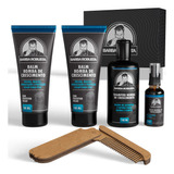 Kit Barba 2 Balm, 1 Óleo, 1 Shampoo E 1 Pente De Madeira.