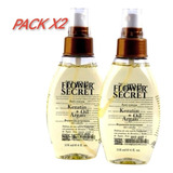 Aceite De Argan Con Keratina Flower Secret Pack De 2