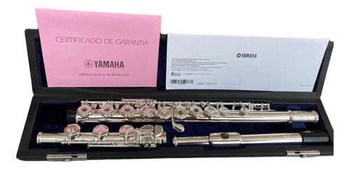 Flauta Transversal Yamaha 677 Pé Em Si Afinação Em Dó 