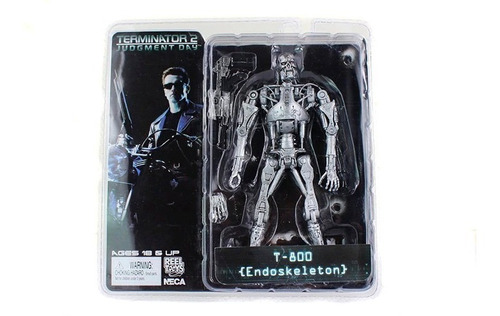 Terminator 2. T-800 17 Cms. Neca Endoskeleton. Envio Gratis.