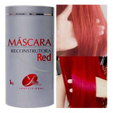 Mascara Capilar De Cabelo Vermelho Matizador Red 1 Kg