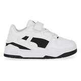 Zapatillas Puma Slipstream Lth Niño En Blanco | Moov