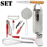 Set Utensillos Cocina Rallador Rebanador Pelador Saca Corcho