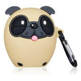 Adecuado Para AirPods 2 Y 1 Funda Protectora (perro Pug) And