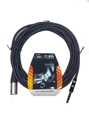 Z Cable De Micrófono De Alta Peavey Pv 20'