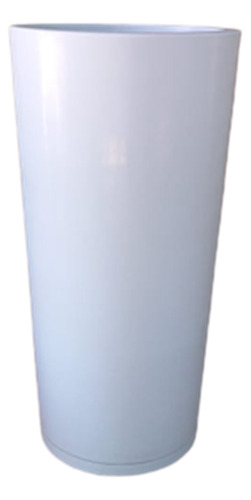 Vaso De Planta Alto Liso Coluna Com Prato Nº5 97x46