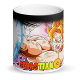 Mug Mágico Goku Super Saiyan Personalizado Con Nombre