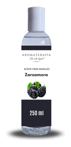 Aceite Para Masaje Aroma Zarzamora Spa Vacum Mader 250 Ml