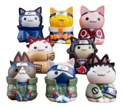 Figura Naruto Shippuden Gatito Kawaii Decoración