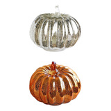 2 Piezas Calabaza Linterna Luz De Halloween Hogar Bar