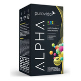 Suplemento Em Cápsulas Pura Vida Kids Alpha Multivitamínico Sabor Neutro Em Pote De 0ml 150 Un