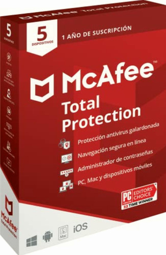 Mcafee Total Protection, 5 Pcs