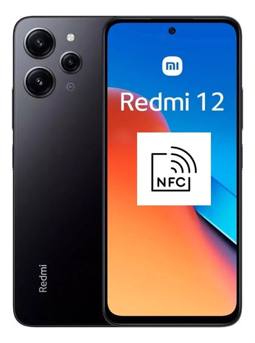 Celular Xiaomi Redmi 12 Nfc Dual Sim 128 Gb Preto 4 Gb Ram