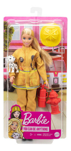 Barbie Profesiones De Lujo Bombero Con Accesorios Original