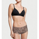 Calcinha Victorias Secret Renda Lacie Boyshort Panty Leopard