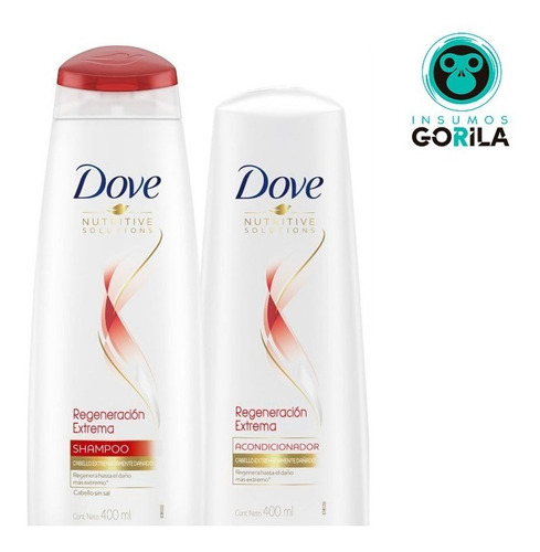 Dove Pack Shampoo Y Acond Regeneración Extrema 400ml