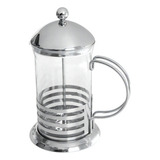 Cafetera Prensa Francesa Manual Plateada X 600 Ml