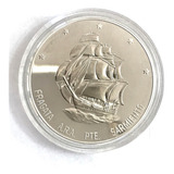 Monedas Argentinas: V Serie Fragata 10.4.4 $ 25 2002  Proof