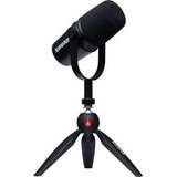  Paquete Podcast Shure Mv7 Con Trípode De Mesa Manfrotto