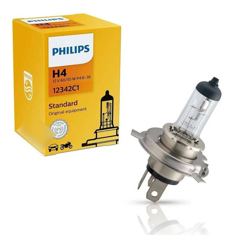 Lampara H4 12v 60/55w Philips Bajaj Rouser Ns 200