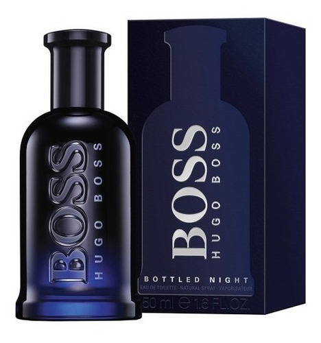 Perfume Boss Bottled Night 50 Ml - Lacrado - Selo Adipec