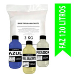 Kit Base Amaciante + Corante + Essência + Frete = 120 Litros