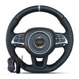 Volante Prata Controle Som Interface P/ Ford Ka 2009