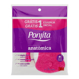 Esponja De Banho Ponjita Anatômica Grátis Esponja Facial 