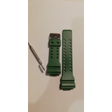 Correa Reloj G-shock Verde C 2pasadores Herramientas 