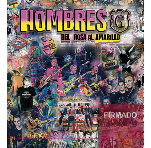 Hombres G Del Rosa Al Amarillo Vinyl+cdboxset Lamina Firmada