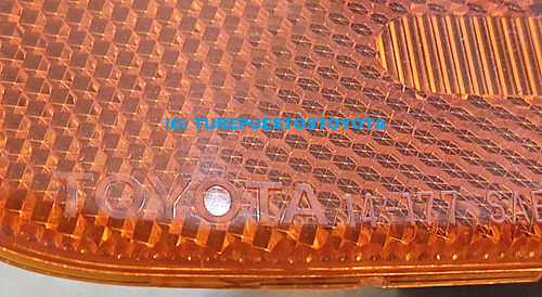 Cocuyo Luz Cruce Derecho Parachoque Toyota Celica Supra Mr2 Foto 3