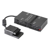 Multitap Ps2 Para 4 Controles Con Slot Memory Card - Ps