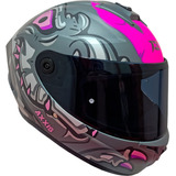 Casco Integral Axxis Draken Dinotoon B8 Rosa Matte