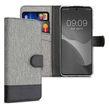 Funda Cartera Para Motorola Moto G52 / Moto G82 5g Gris/n-02