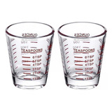 5 Vasos De Chupito De 2 Piezas, Taza Medidora, Mini Medida