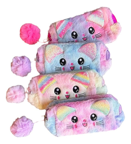 Cartucheras De Peluche Super Peluditas