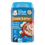 Gerber Cereal Bebés Avena Fresa Y Platano Etapa 2 (8meses)  