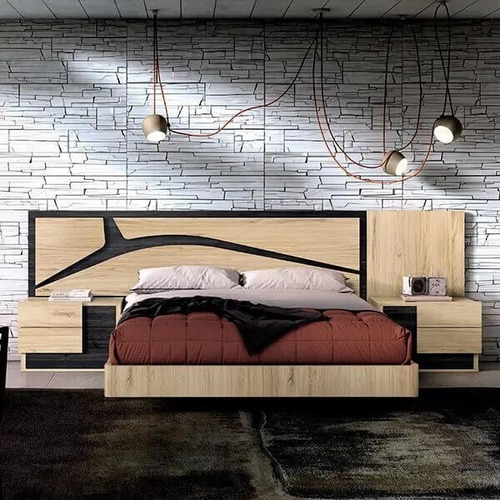 Respaldo Con Mesas De Luz Para Sommier O Cama Moderno Rm-199