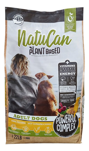 Alimento Balanceado Vegano Natucan Mordida Pequeña 10kg