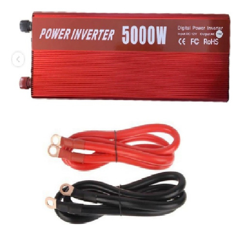 Inversor De Potencia 5000 Watts Auto Panel Solar 12v 220vac