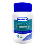 Cloreto De Magnésio P . A Em Pó = 33g = Farmax